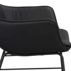 Lederstühle in Schwarz - Pomo (2er Set)