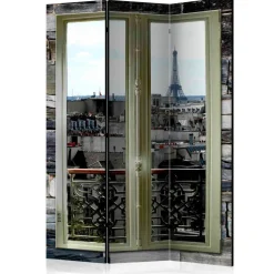 Leinwand Paravent Eiffelturm Aussicht - Concura