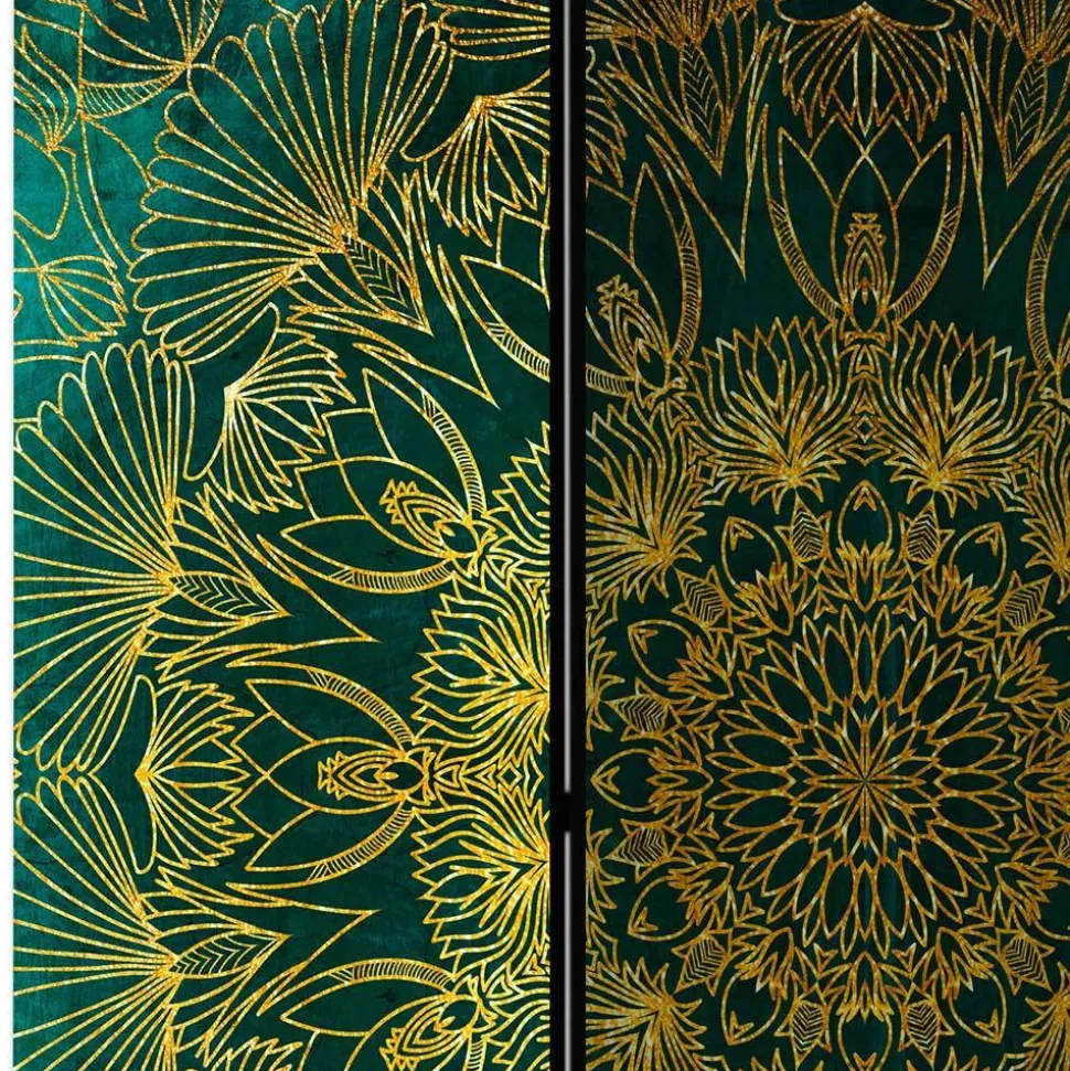 Leinwand Paravent mit orientalischem Mandala - Tsinati