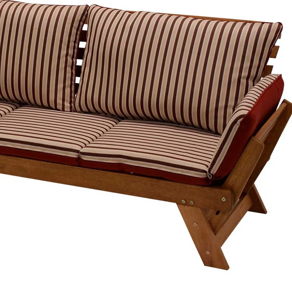 Liege Gartensofa mit verstellbaren Armlehnen - Licox