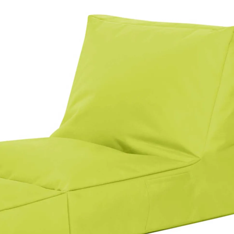 Liege Sitzsack Maron in Gelbgrün