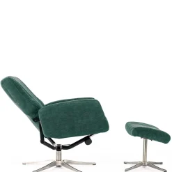 Liegesessel & Hocker in Petrol Blau - Arizona (zweiteilig)