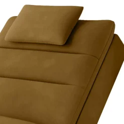 Liegesessel in Senfgelb Samt - Pedder