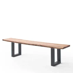 Live Edge Küchenbank in Akazie Natur - Careful