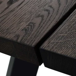 Loft Sitzgruppe für 6 Personen Namac mit Tisch in Eiche Rauchfarben (siebenteilig)