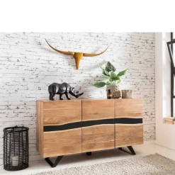 Loft Style Sideboard Draguno aus Akazie massiv