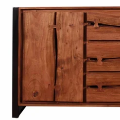 Loft-Stil Anrichte Smantana aus Akazie Massivholz