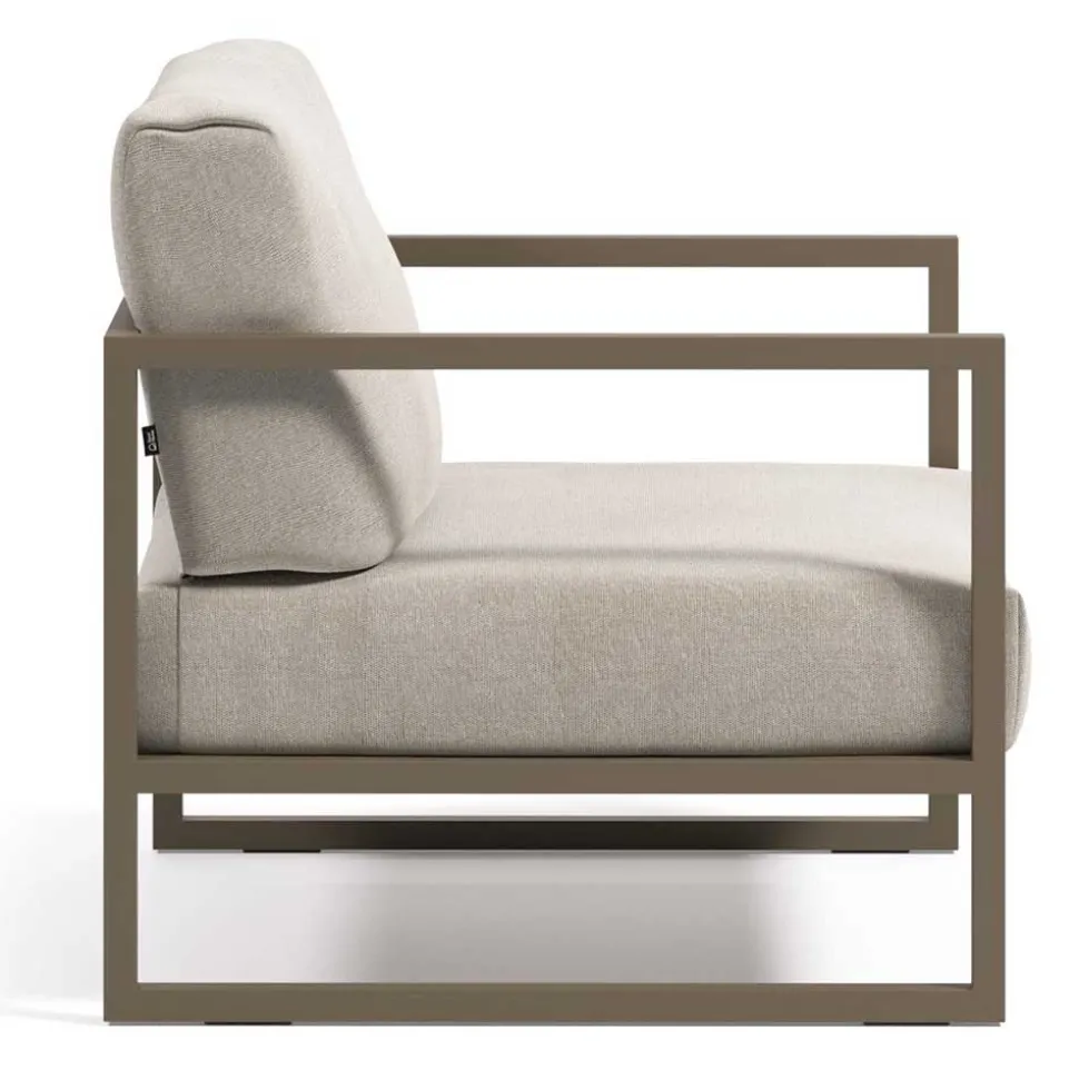 Lounge Sessel in Hellgrau & Dunkelgrün - Turkeni