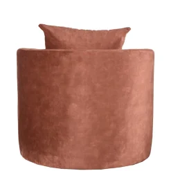 Lounge Sessel in Rost Braun - Plane