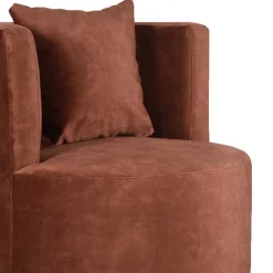 Lounge Sessel in Rost Braun - Plane