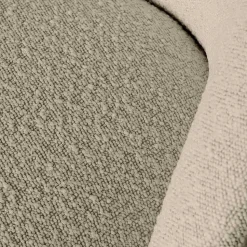 Loungesofa aus Boucle Stoff in Beige - Laderla