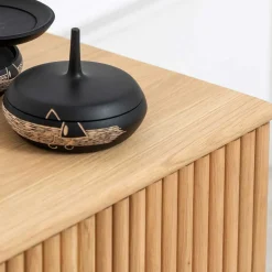 Lowboard aus Eiche Massivholz geschliffen - Salottivo