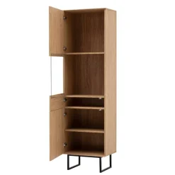 Lowboard und Vitrine Set - Jaskin (zweiteilig)