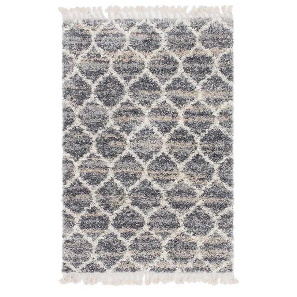 Läufer mit Fransen und Kachelmuster - Kalabria