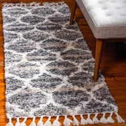 Läufer mit Fransen und Kachelmuster - Kalabria