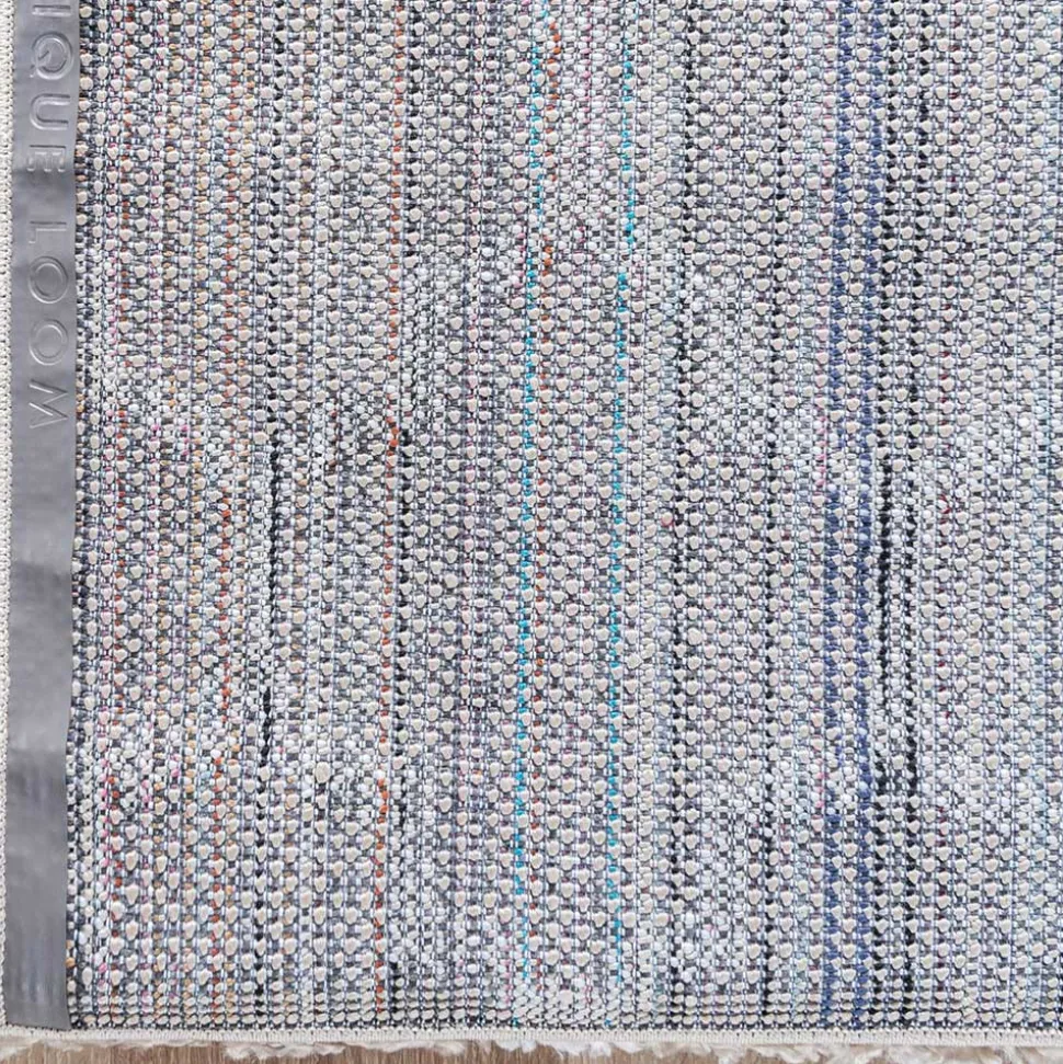 Läufer Teppich mit Kachelmuster und hohem Flor - Mocorapo