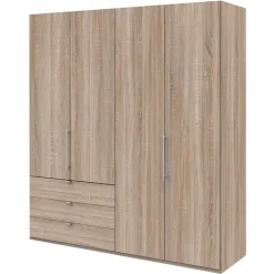 2m breiter Gleittüren-Schrank mit drei Schubladen - Zayun