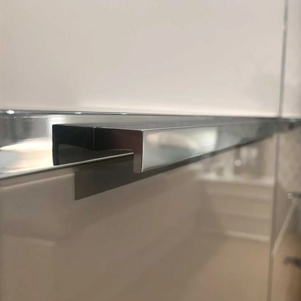 1,98m Kombi-Kleiderschrank mit Glasfront - Pascan