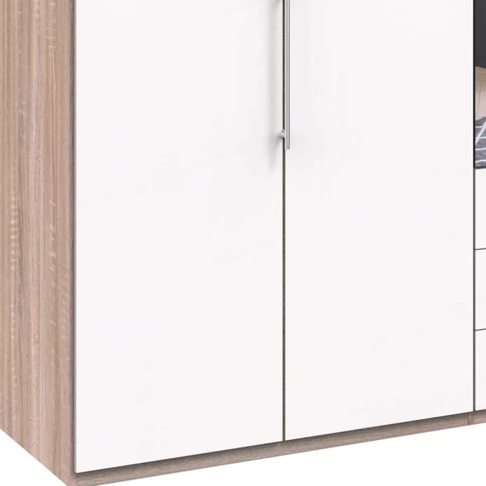 3m Topp Kleiderschrank 3-türig mit Spiegel - Vaclyn