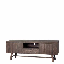 Markantes Retro TV Board aus Eiche dunkel - Vedraza