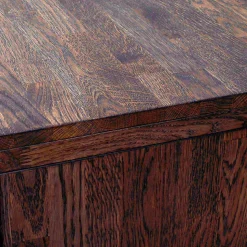 Markantes Retro TV Board aus Eiche dunkel - Vedraza