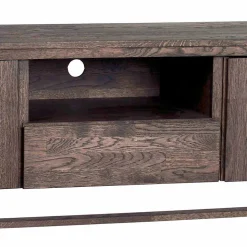 Markantes Retro TV Board aus Eiche dunkel - Vedraza