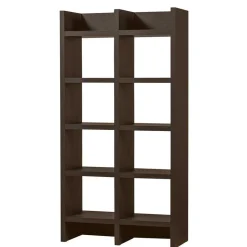 Markantes Standregal in Dunkelbraun - Belpasso