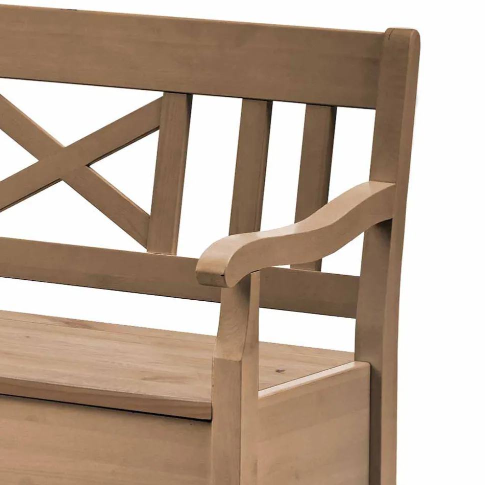 Massiv Eckbank Giurgia mit Truhe