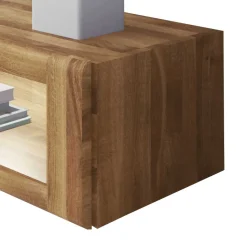 Massiv Hängeschrank Vaskov mit Glasklappe