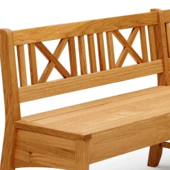 Massive Essgruppe mit Truhen-Eckbank - Jodrav (vierteilig)