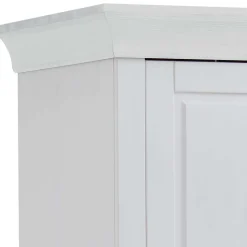 Massiver Kinder Kleiderschrank in Weiß - Satumare