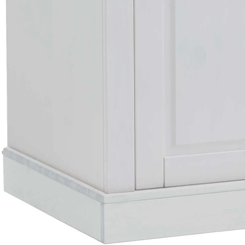 Massiver Kinder Kleiderschrank in Weiß - Satumare