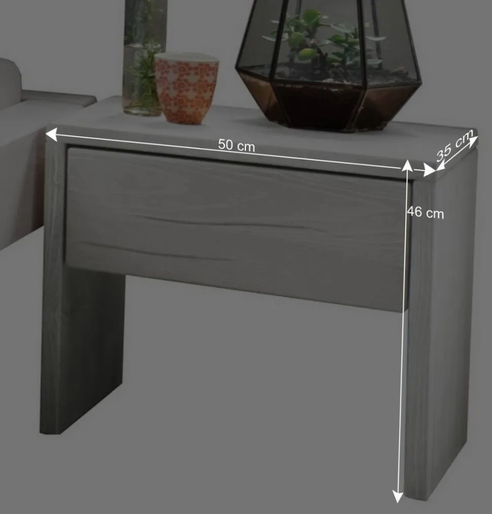 Massives Balkenbett in Weiß lasiert - Restania