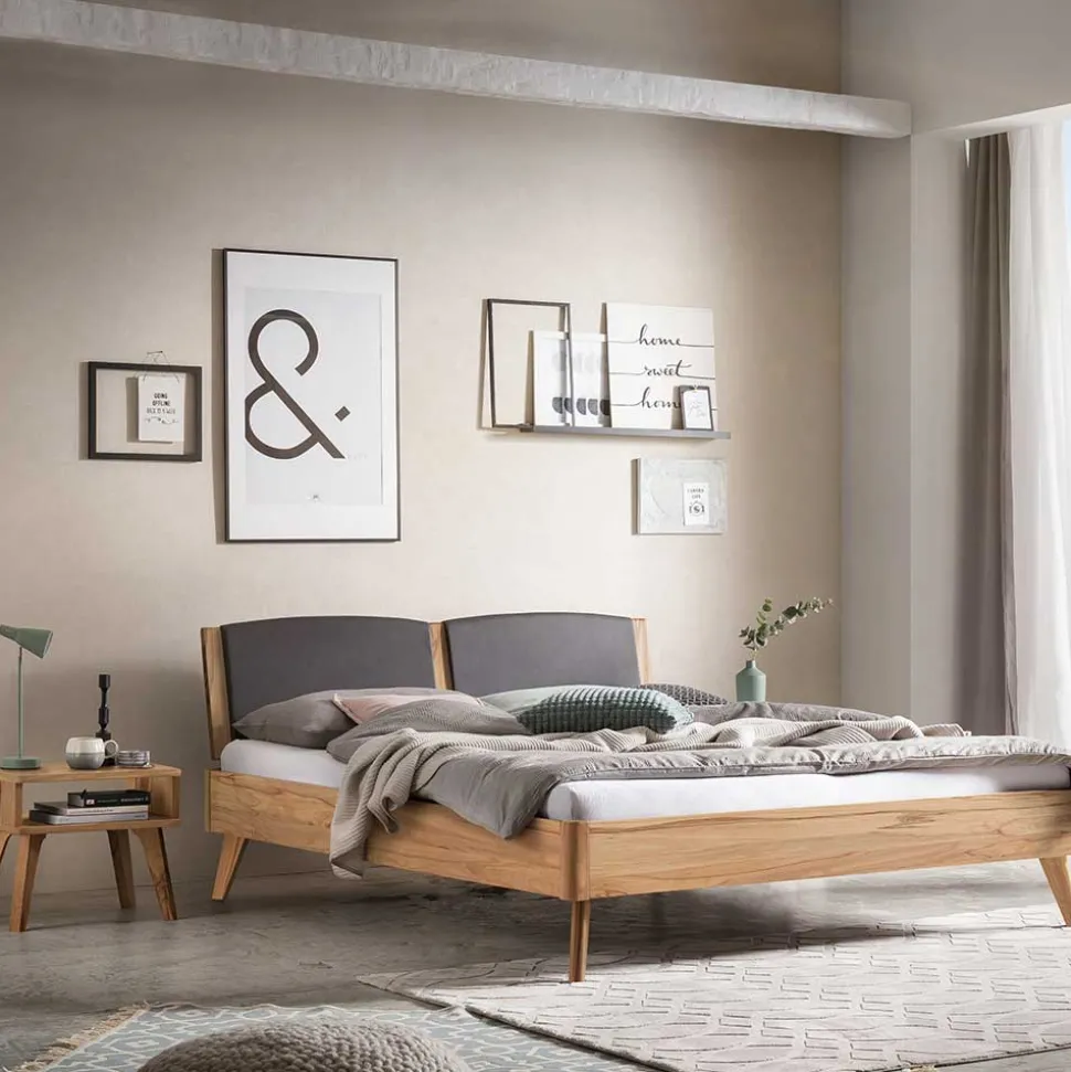 Massives Bettgestell aus Wildbuche 140x200 - Telgada