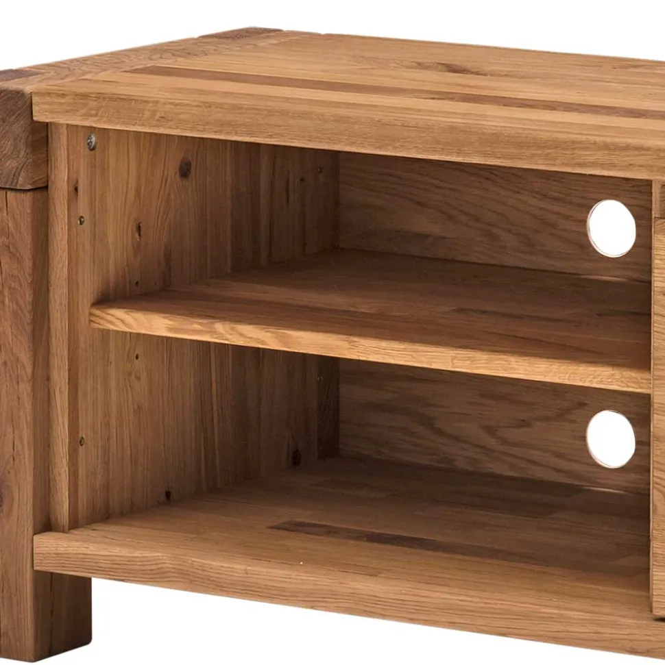 Massives Eichenholz TV Board 139 cm breit - Tailuv