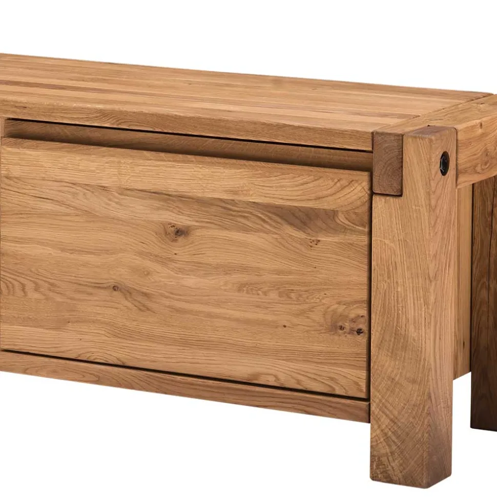 Massives Eichenholz TV Board 139 cm breit - Tailuv