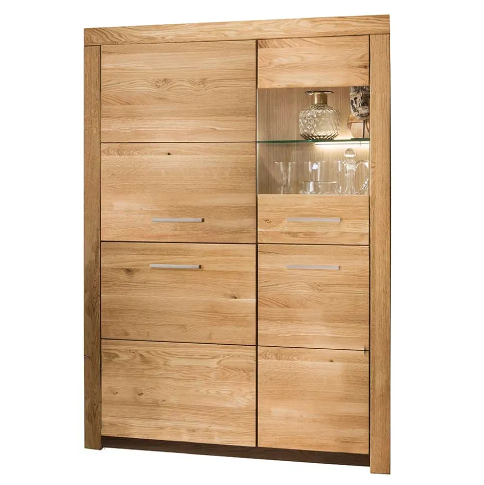 Massives Highboard mit vier Türen - Loitons