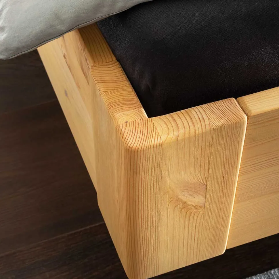 Massives Holzbett mit Kufengestell - Vorianca