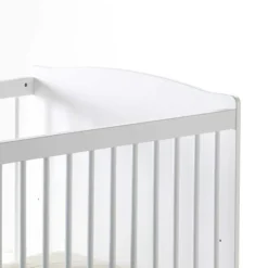 Massivholz Babybett Narcisso in Weiß