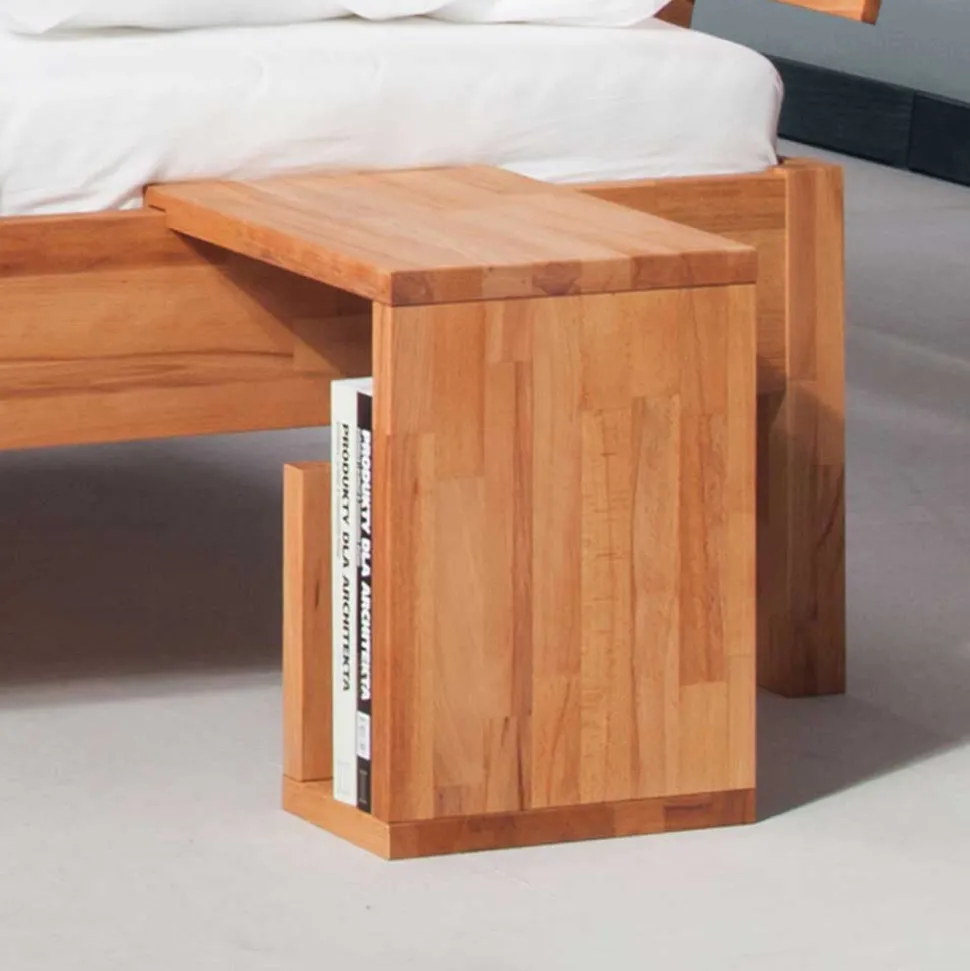 Massivholz Bett Narkondam aus Kernbuche