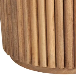 Massivholz Blumensäule aus Mangobaum - Marzias