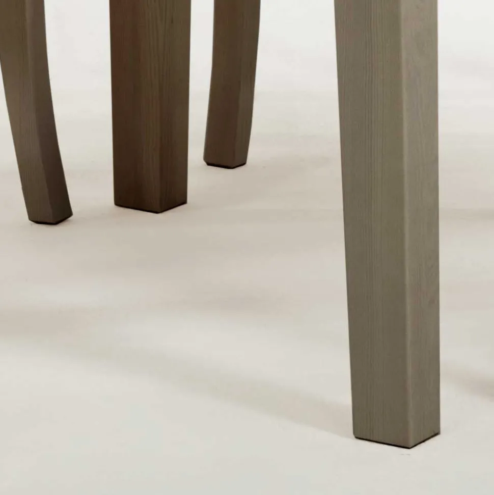 Massivholz Esstisch Jytte in Grau Kiefer