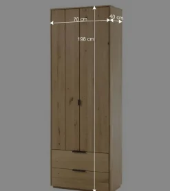 Massivholz Flurschrank aus Wildeiche - Vardriva