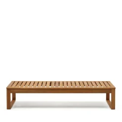 Massivholz Gartenliege mit verstellbarem Kopfteil - Paddock