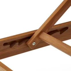 Massivholz Gartenliege mit verstellbarem Kopfteil - Paddock