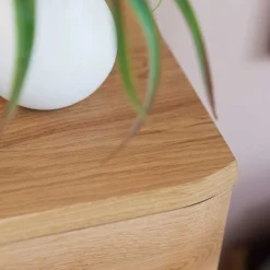 Massivholz Hochkommode aus Eiche - Mabasa