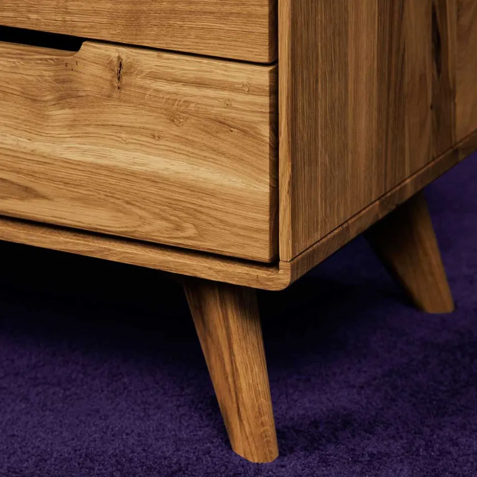 Massivholz Kombi-Kommode in Natur geölt - Eavy I