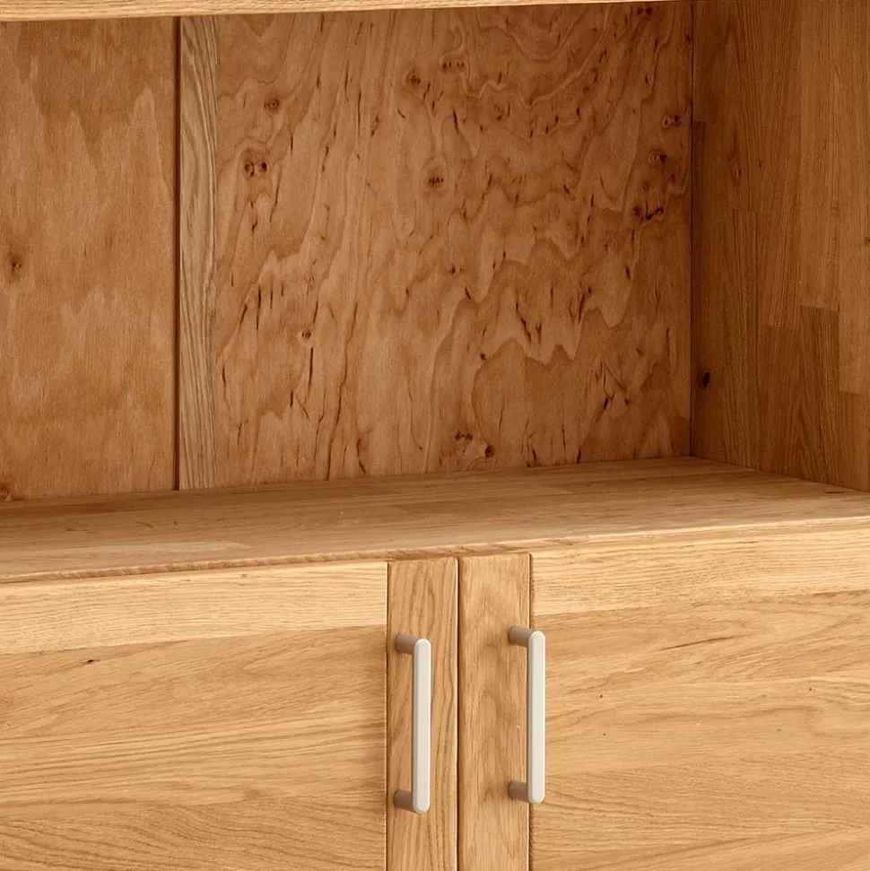 Massivholz Office-Schrank aus Wildeiche - Rosenna