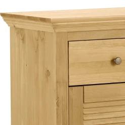 Massivholz Schuhschrank mit Lamellentüren - Zavieca