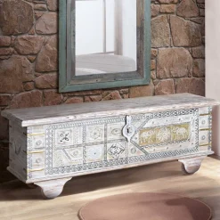 Massivholz Truhe im Orient Style - Varrion